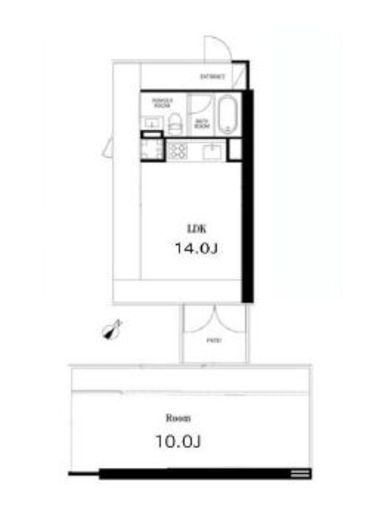 G-FLAT　106号室　間取り