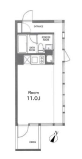 G-FLAT　404号室　間取り