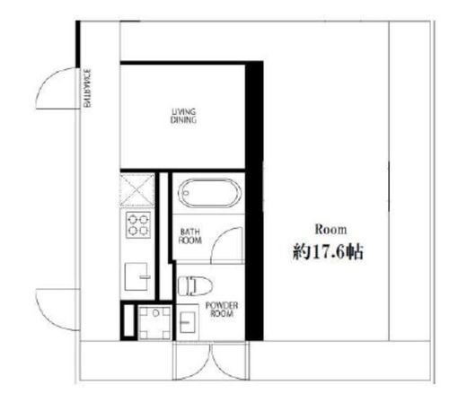 Ｇ－ＦＬＡＴ　412号室　間取り