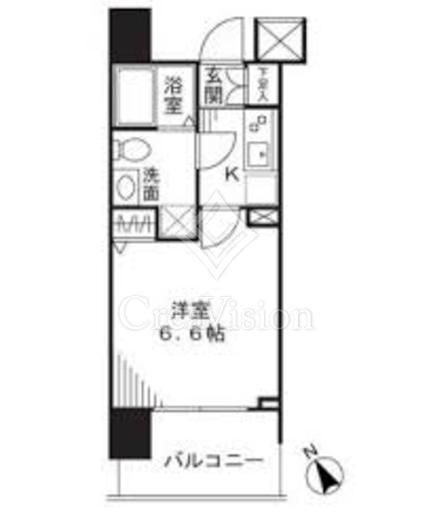 ドゥーエ大森　302号室　間取り