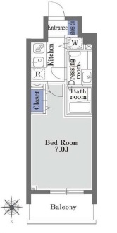 ドゥーエ学芸大学2　402号室　間取り