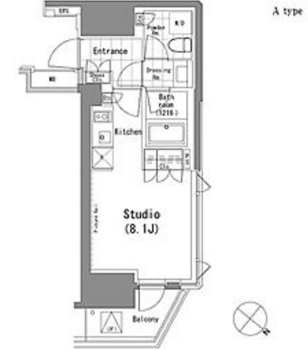 パークハビオ青山　1001号室　間取り