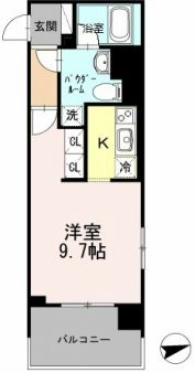 カスタリア大森3　311号室　間取り