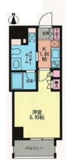 プライムアーバン学芸大学2　202号室　間取り