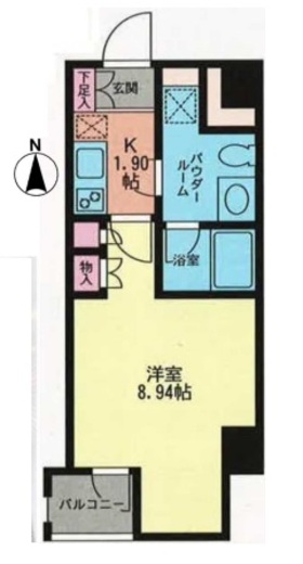 プライムアーバン学芸大学2　803号室　間取り