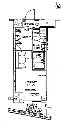 プラウドフラット大森3　306号室　間取り