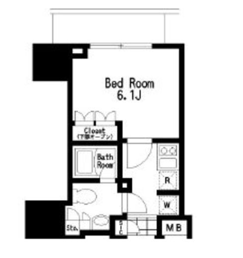 レジディア大森3　1404号室　間取り