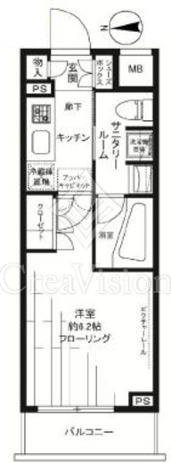 ステージグランデ大森アジールコート　505号室　間取り