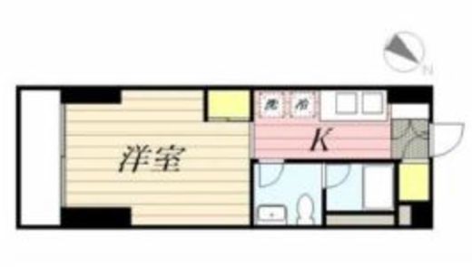 パークフラッツ祐天寺　304号室　間取り