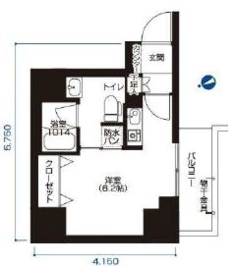アーバネックス大森　208号室　間取り