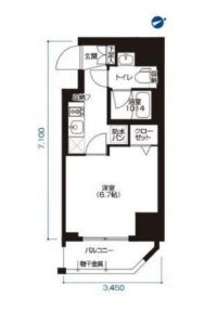 アーバネックス大森　301号室　間取り