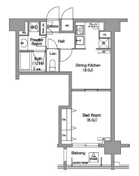 コンフォリア下北沢　608号室　間取り