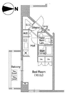 コンフォリア大森DEUX　1006号室　間取り