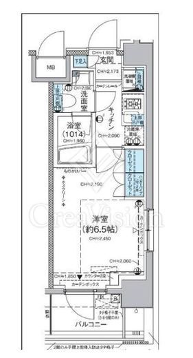 レジディア蒲田5　305号室　間取り