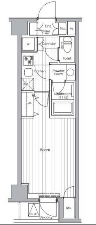 プレミアムキューブ都立大学#mo　503号室　間取り
