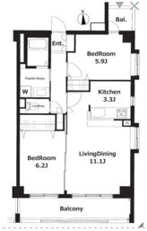 ソサエティ柿の木坂アネックス　406号室　間取り