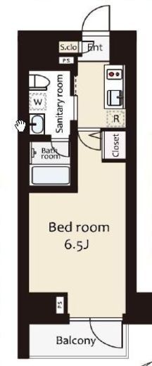ステージファースト駒沢　1001号室　間取り