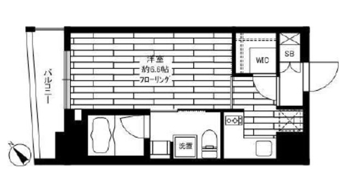 ステージファースト駒沢　605号室　間取り