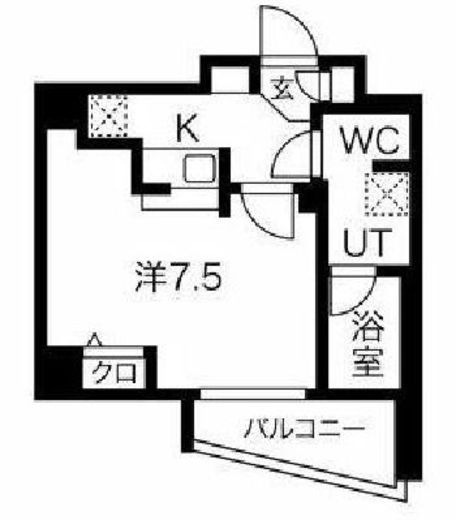 スパシエグランス学芸大学　306号室　間取り