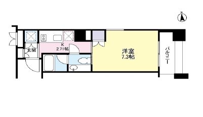 fino JIYUGAOKA　706号室　間取り