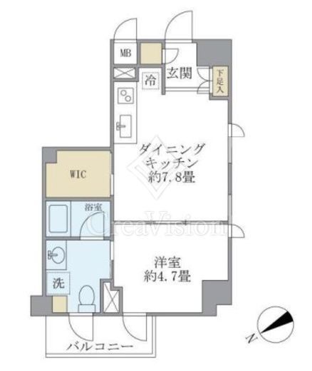 KDXレジデンス駒沢公園　701号室　間取り