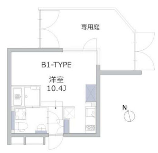アレーロ大岡山　102号室　間取り