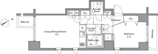 麻布台レジデンス　304号室　間取り