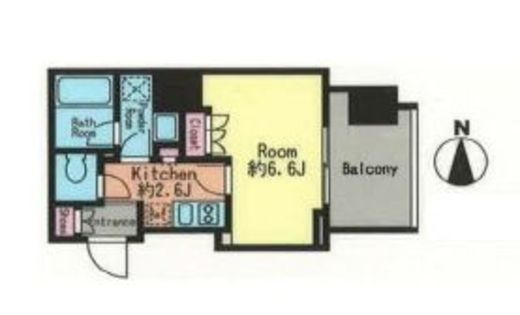 スタイリオ蒲田　403号室　間取り