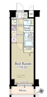 コンフォリア西馬込ヒルサイド　207号室　間取り