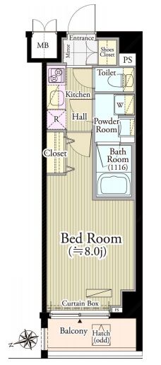 コンフォリア西馬込ヒルサイド　401号室　間取り