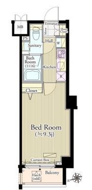 コンフォリア西馬込ヒルサイド　405号室　間取り