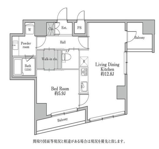 ユニテラス三軒茶屋　304号室　間取り