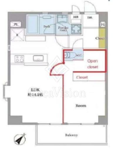 サンサーラ東山　1101号室　間取り