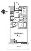 レジディア南品川2　103号室　間取り