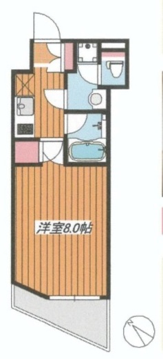 クオリア恵比寿ウエスト　402号室　間取り