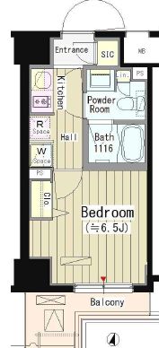 パークアクシス蒲田弐番館　605号室　間取り