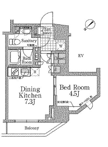 ステラメゾン三軒茶屋　1005号室　間取り