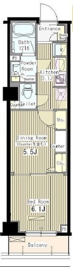 メルヴェーユ馬込　303号室　間取り