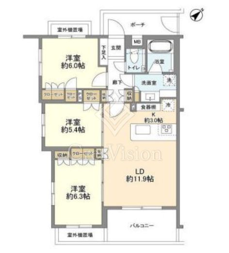 ヴェレーナ祐天寺　201号室　間取り