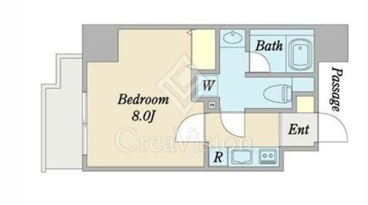 オークスクエア大森　402号室　間取り