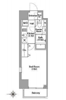 コンフォリア馬込　301号室　間取り