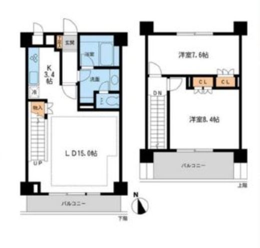 NTPRレジデンス鷹番　307号室　間取り
