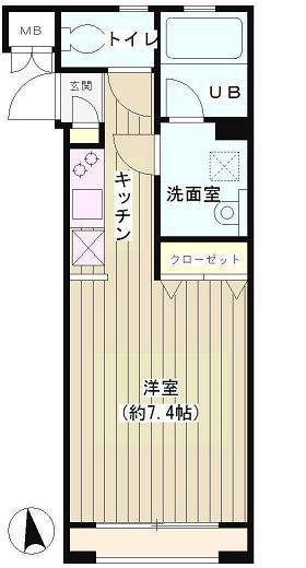 アートミルレ自由が丘　204号室　間取り