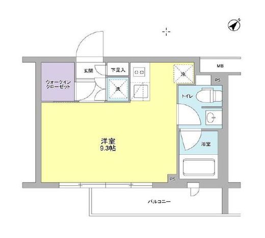 スタイリオ中延2ウエスト　108号室　間取り