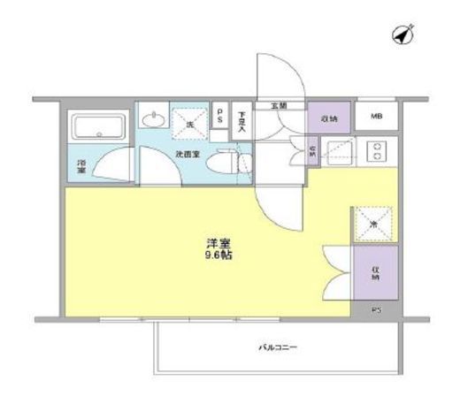 スタイリオ中延2ウエスト　205号室　間取り