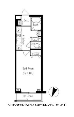 KDXレジデンス西馬込　408号室　間取り