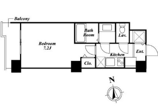 ドゥーエ蒲田　304号室　間取り