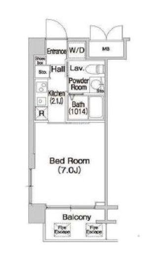 コンフォリア大森トロワ　308号室　間取り