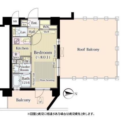 ミアカーサ2　406号室　間取り