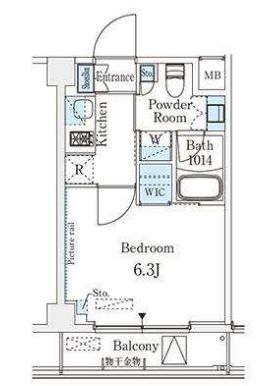 SIL西五反田　208号室　間取り